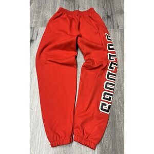 Vintage 90s Team Issue Georgia Bulldogs Red Tapered Sweatpants Size Large